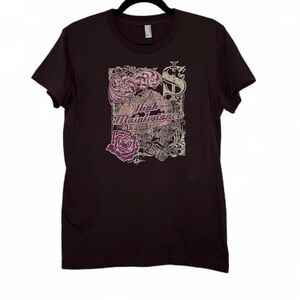 American Apparel Y2K High Maintenance Graphic Tee Brown XL